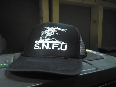 SNFU Hat punk nofx doa dayglo abortions fang dri offspring black flag tsol filth