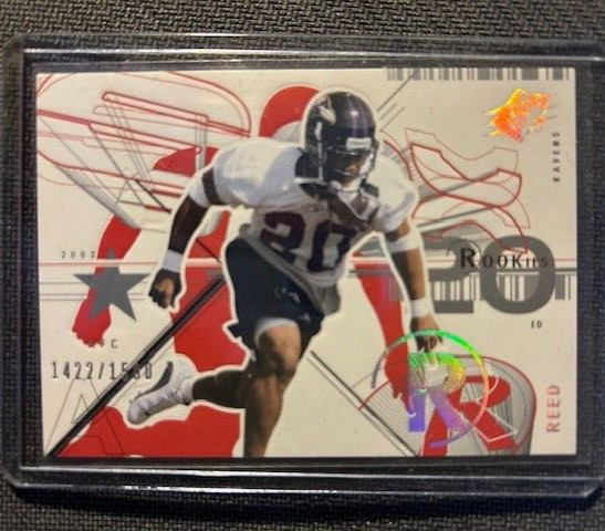 2002 Upper Deck SPX ED REED /1500 Rookie Card RC #99