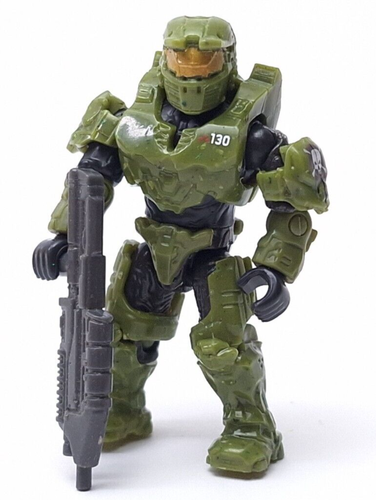 MEGA BLOKS CONSTRUX HALO UNSC GREEN SPARTAN ALICE-130 DPJ94 KODIAK SIEGE CANNON