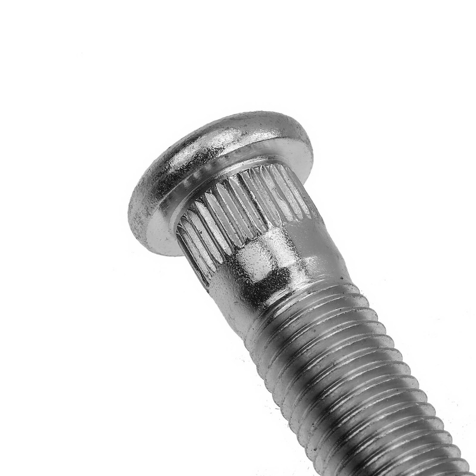 Pack Of 5 M12-1.5 Wheel Lug Studs - Fits Honda, Acura, Isuzu (1986-2022 Models, 28.445mm Thread Length)