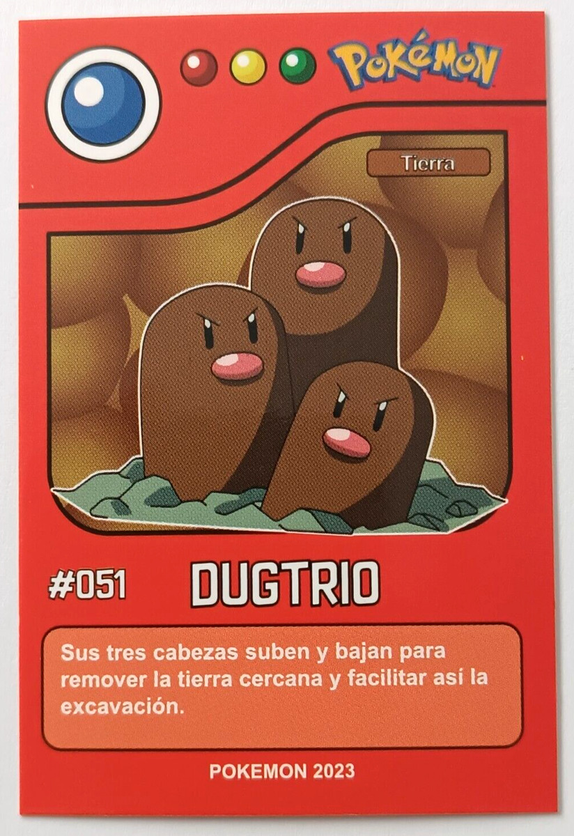 Dugtrio  Pokédex