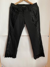 Women's Vintage Marithe Francois Girbaud Black Pants Size USA 29 Made in Italy