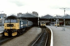 PHOTO  CLASS 47 LOCO NO 47460 - 156485 + HALF OF 156496 - 156493 + HALF OF 15649