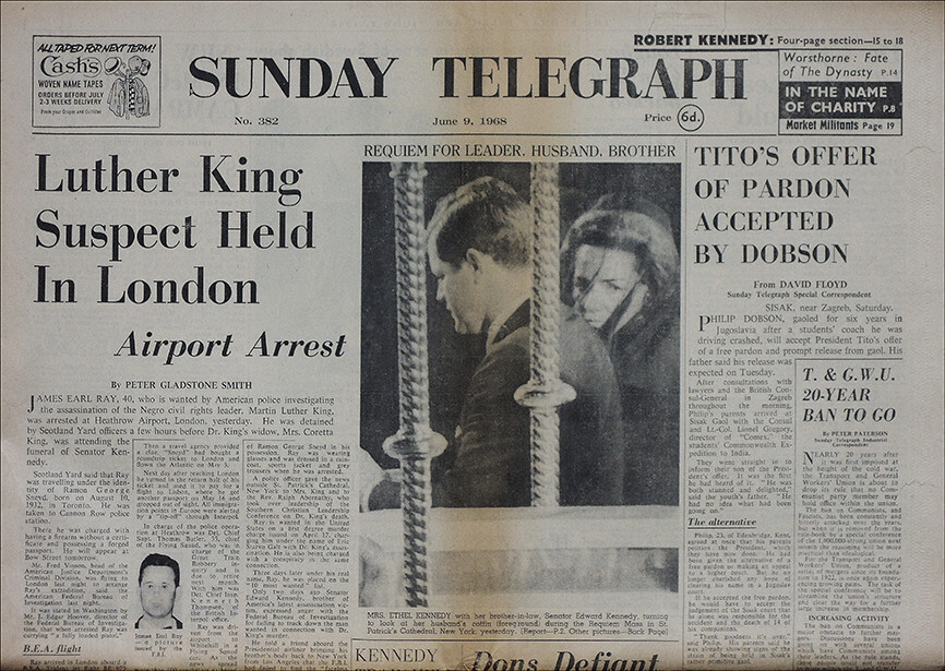 sunday-telegraph-newspaper-9-june-1968-robert-kennedy-martin-luther