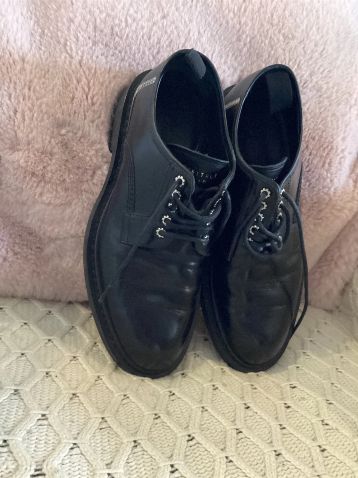 Chaussures Dior homme UK 7 cuir très rare utilisation minimale