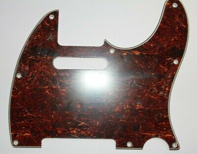 1x Pickguard scratchplate Schlagbrett Tele Telly TE111B 8 loch schwarz 1 lagig