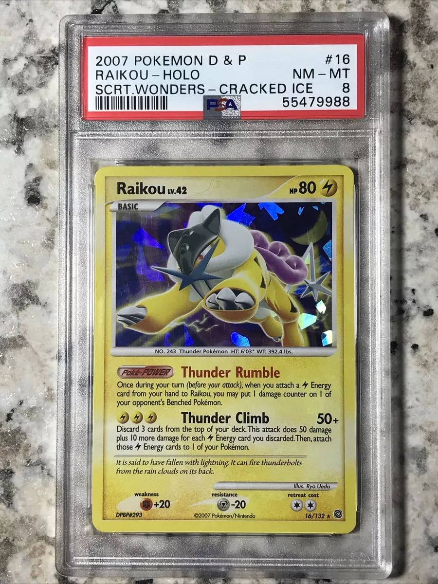 Pokemon Secret Wonders Rare Raikou #16 