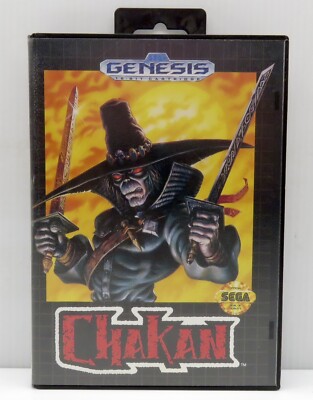Chakan: The Forever Man (Sega Genesis, 1992) Game & Case