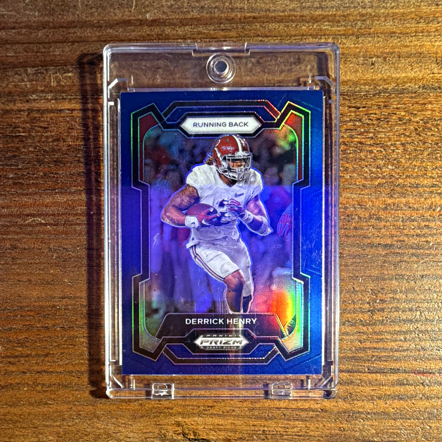 Panini 2024 Prizm Draft Picks Derrick Henry #100 Blue Prizm Alabama /199