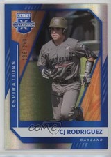 2021 Panini Elite Extra Edition Aspirations Blue 186/249 CJ Rodriguez #158 13c1