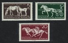 Horse Show  Grand Prix of the DDR  3v GDR 1958 MNH SG#E379-E381