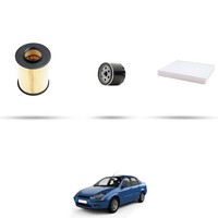 Hoffcar Wartungsset - 3 Filter FüR Ford Focus II 1.4 16V 59KW Ab 2004