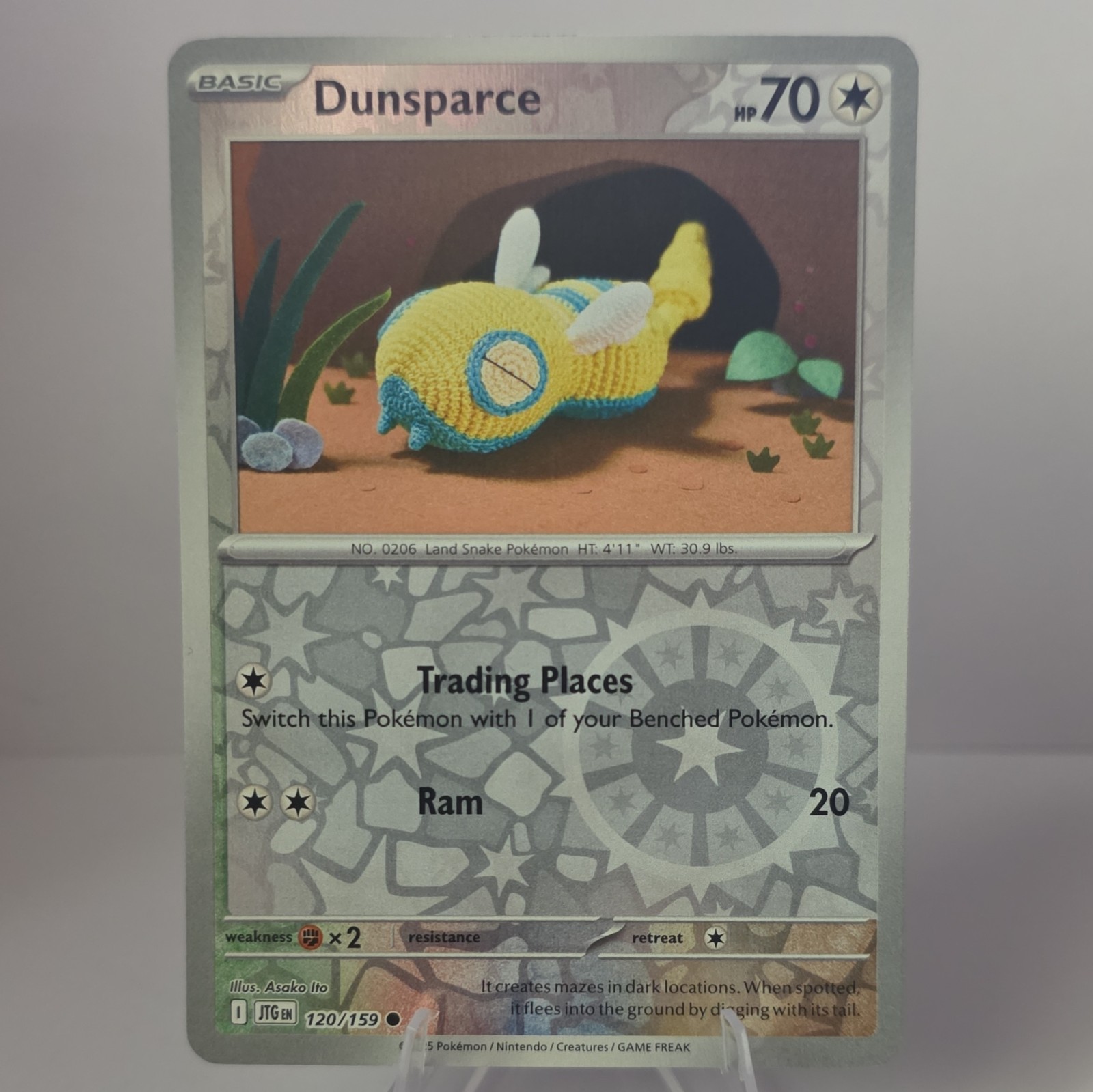 Dunsparce 120/159 Sv09: Journey Together Reverse Holo 70 HP Common (English)