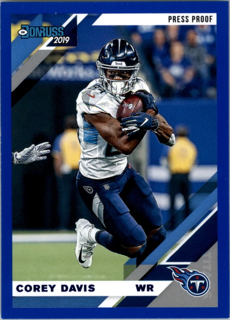 2019 Donruss Press Proof Blue #245 Corey Davis - FB