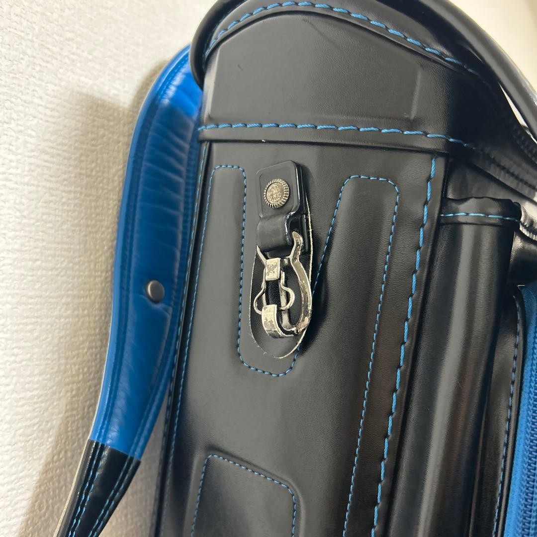 Adidas Black School Bag with Blue Accents Durable Material Used kk6 thumbnail 4