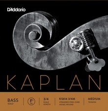 D'Addario Kaplan Solo Double Bass F String, 3/4 Scale, Medium Tension