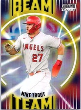 2022 Stadium Club Chrome Beam Team #BT6 Mike Trout ANGELS