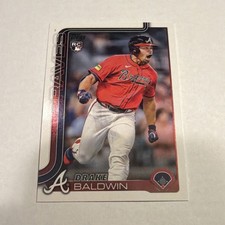 2025 Topps Update Series Rookie Drake Baldwin US87 Atlanta Braves