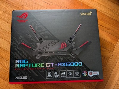 ASUS ROG Rapture GT-AX6000 Dual-Band Wi-Fi Gaming Router Black