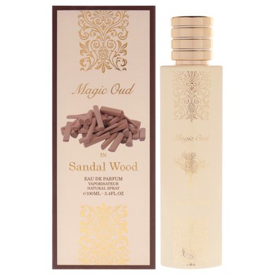 2 Pack Magic Oud - In Sandalwood by Paris Corner for Unisex - 3.4 oz EDP Spray