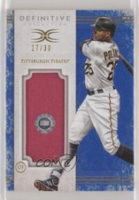 2017 Topps Definitive Collection Jumbo Relic Blue 17/30 Gregory Polanco 0o0