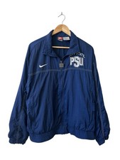 Vintage Nike Penn State Windbreaker Jacket Men s Medium Navy Blue 90 s Team