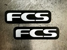 FCS Stickers Set 9” RIP Curl FCS FINS 2 Surfing Stickers RVCA Darc Sports Tenore