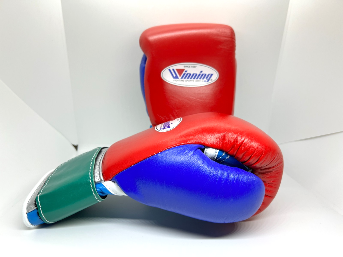 Winning Boxing Gloves CO-MS-200B 8oz Red Green Blue Black Pro Tape