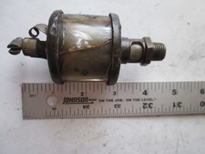 VINTAGE OILER -HIT AND MISS STYLE  -CRACKED GLASS