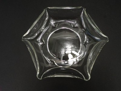 7.5'' Crimped Canterbury Duncan Miller Gardenia Nappy Bowl VTG 35'-59'