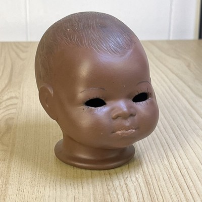 Vintage Grace S Putnam Brown Bye-Lo Baby Doll Head Composition Germany