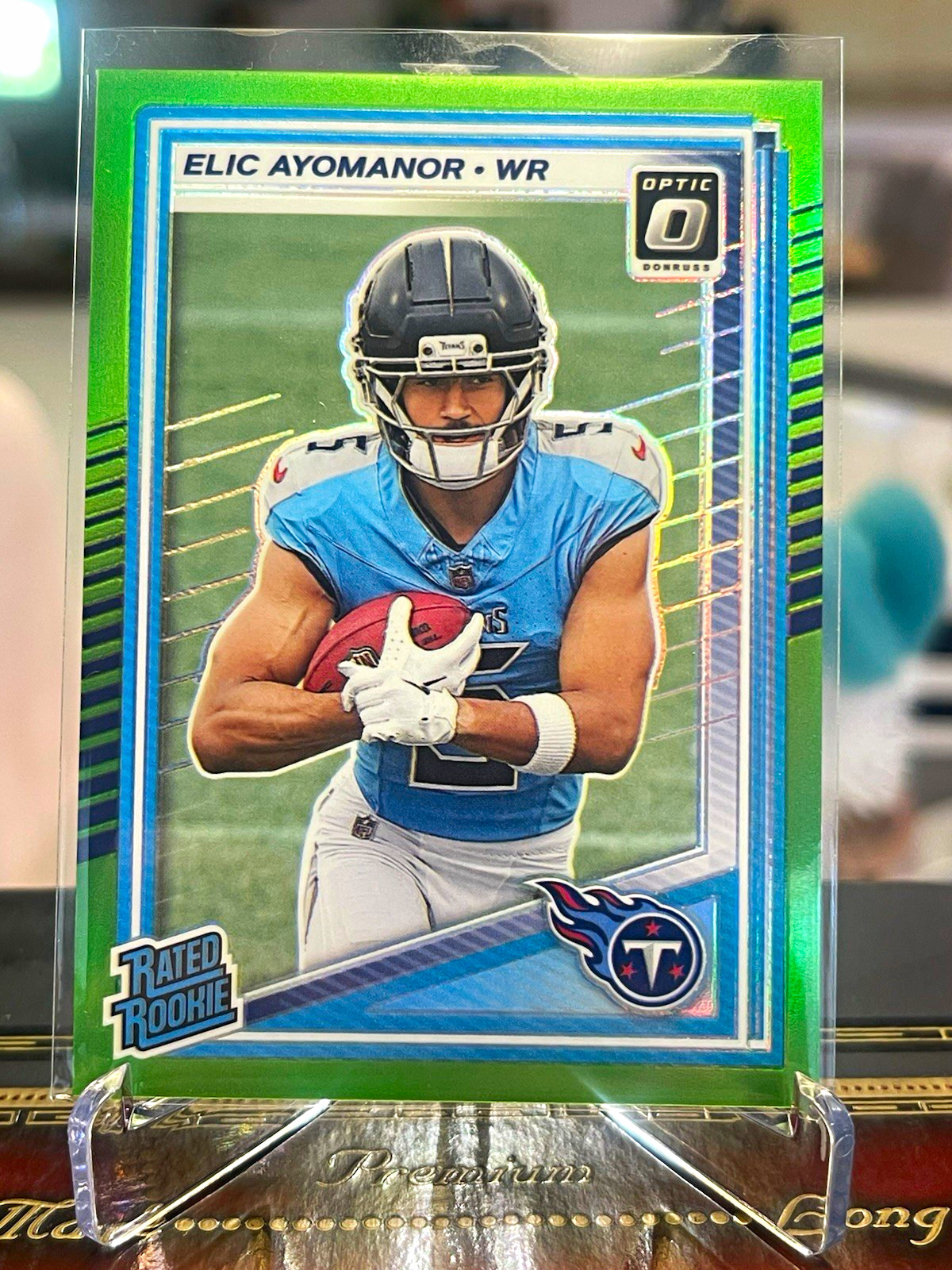 Elic Ayomanor Panini Donruss Optic #235 Lime Green