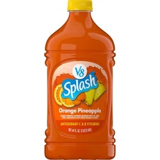 V8 Splash Orange Pineapple Flavored Juice Beverage, 64 FL OZ Bottle