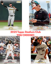 2025 Topps Stadium Club Baseball BASE #1-200 Complete Your Set - You Pick Card