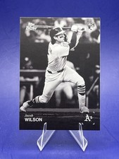 2025 Topps Black & White - Jacob Wilson #086 (RC) Oakland Athletics