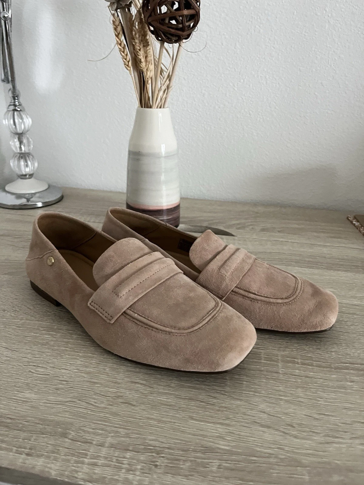 Mocassino Ugg Janaya in camoscio rosa blush taglia 8