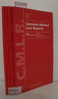 Common Market Law Reports Indexes 2004/2005  Vol. 99  102 Solis, Elena (Ed.):