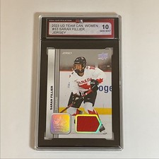 2023-24 Upper Deck Team Canada Women Jersey RC Sarah Fillier Rookie KSA 10 Team