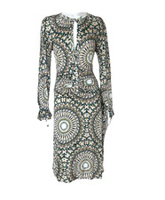 Valentino vintage maxi dress in multicolor geometric pattern - Size 44IT (M)