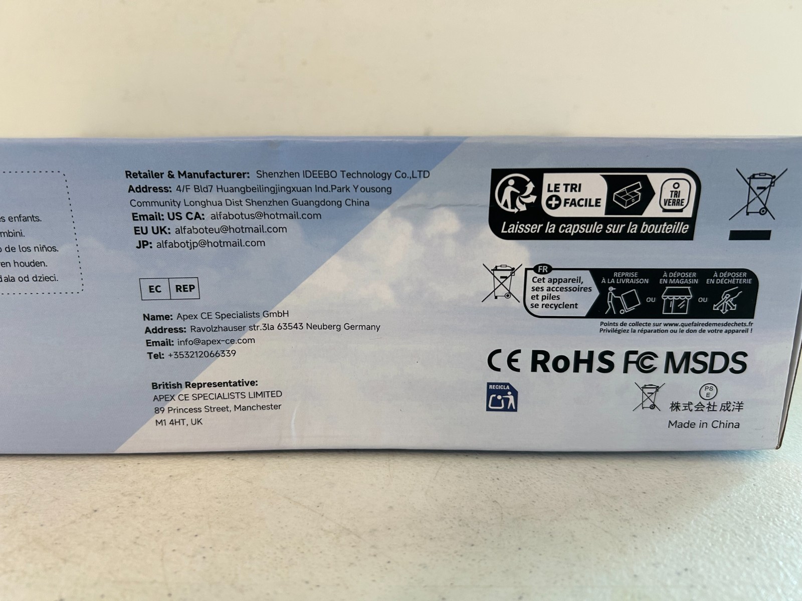 AlfaBot X7 Pro Robot Electric Window Cleaning Robot Tool W/ Dual Water Spray 65W