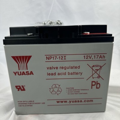 Yuasa NP17-12I 12V 17Ah Ventil geregelt Blei Säure VRLA SLA Standby Alarm Batterie
