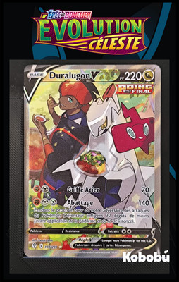 Pokemon Karte Duralugon V 198/203 EB7 Himmlische Evolution