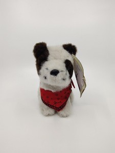 Wells Fargo Bank Jack Russell Terrier Plush Puppy Dog Red Bandana 7” w/ tags