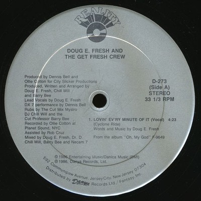 Doug E. Fresh And The Get Fresh Crew - Lovin' (Vinyl 12'' - 1986 - US - Original)