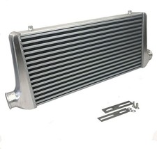 2.5 Io Universal Aluminum Tube And Fin Front Mount Turbo Intercooler Overal... 2.5 Io Universal Aluminum Tube And Fin Front Mount Turbo Intercooler Overal...