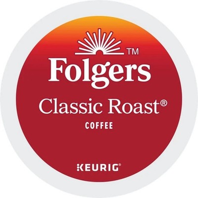 Folgers Classic Roast Medium Roast Coffee K-Cup Pods 72 counts