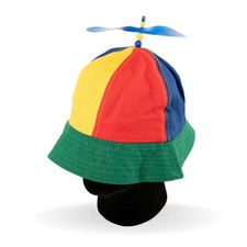 Rainbow Propeller Beanie Spinner Festival Party Cosplay Cap Adult Unisex Hat