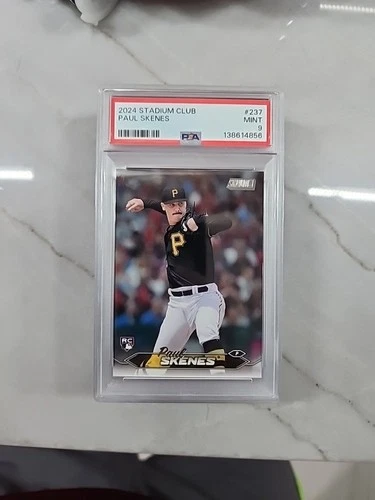 Paul Skenes 2024 Topps Stadium Club Rookie Card PSA 9
