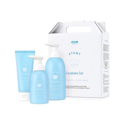 ATOMY Cerabebe Baby Skincare Set   Gentle, Moisturizing Daily Care