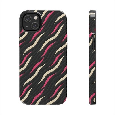 Zebra Tough Phone Cases, Phone Cover, Protective Case, Trendy, Pink, Stylish